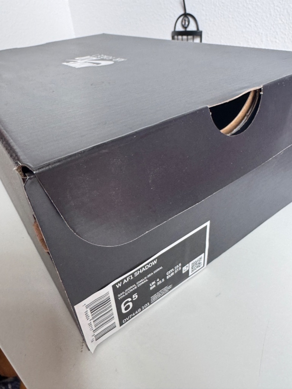 Nike Air Force 1 Shadow "Coconut Milk" sneakers Sz 6,5 with box - Picture 15 of 16